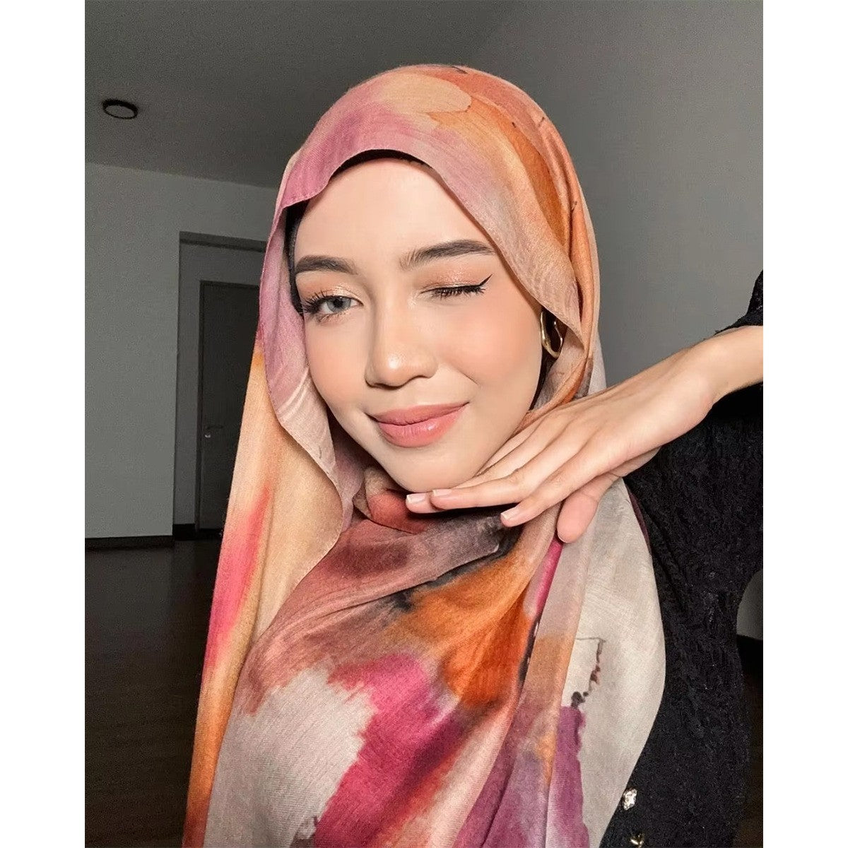 Water Color Hijab (Click to see other colors)